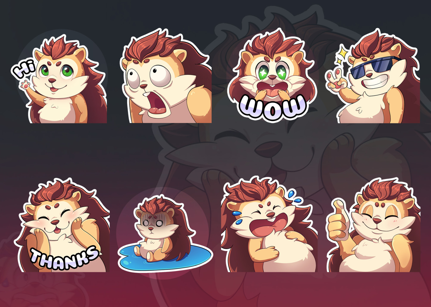 I will draw a unique sticker pack for Telegram based on your images or description